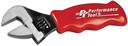 Performance Tool W9108 Stubby Adjustable Wrench, 1 In, 6 in OAL