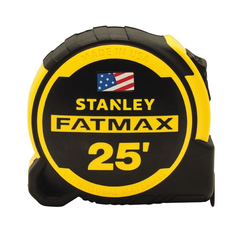 Stanley Fatmax FMHT36325S 25' X 1-1/4" Yellow & Black Tape Measure