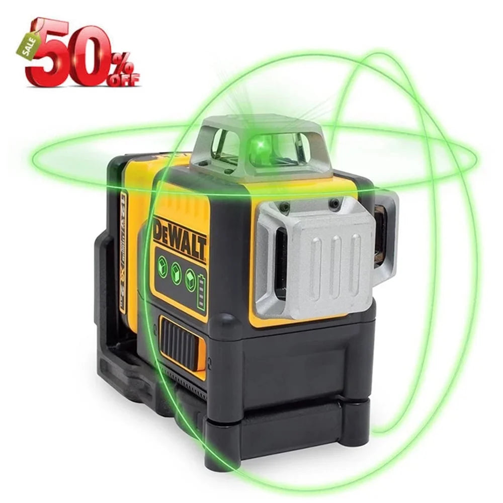 DEWALT Tool DW089LG Self-Leveling Laser Level 12V 3X360 Green Line Lasers (Bare Tool)