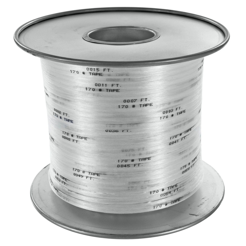 West Coast Paracord Conduit Measuring Tape for Electrical Wire and Cable Work - 3000 Foot Spool - 130 Lb Tensile Strength - 3/16 Inch Size