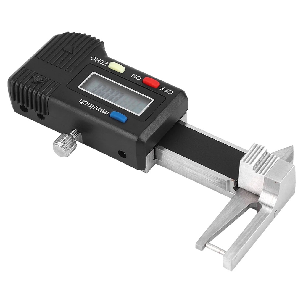 Tebru Digital Caliper Gauge, Digital Caliper Ruler, Digital Thickness Caliper, 0-25 Mm Measuring Range for Small Workpiece Gemstone Measurement