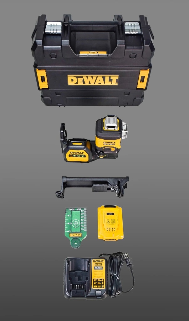 DEWALT 20V/12V MAX Laser Level Kit, 3 X 360, Green (DCLE34030G)