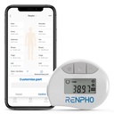 RENPHO Smart Tape Measure with App, Small Bluetooth Measuring Tape with LCD Display for Monitoring Body Circumference, Tailors, Pregnant