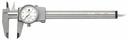 Brown & Sharpe Precision DIAL-CAL Inch Calipers, 6 In, Stainless Steel, White Display