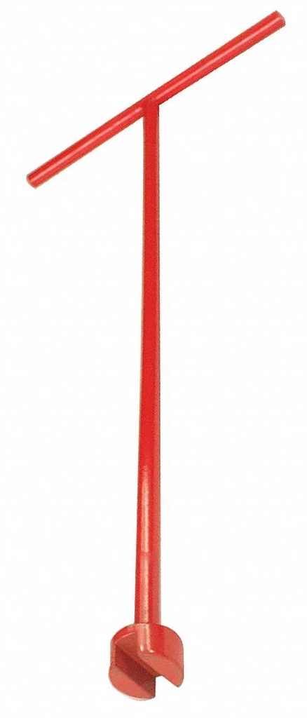 Westward Meter Key,32 In.,Steel,Powder Coated 31MJ72