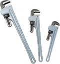 Stark USA Heavy Duty Aluminum Adjustable Pipe Wrench 3-Pieces Jaw 14" 18" 24"