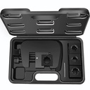 VEVOR 7843B Manual A/C Hose Crimper Kit,Handheld Air Hose Crimper Tool Kit with 4 Dies Whole Set #6#8#10#12,A/C Hose Crimper Repair Tool Kit Die Set,For Crimping Automotive Air Conditioning Pipes