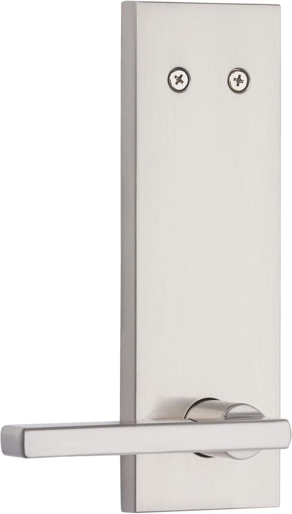 Kwikset 973HFLSQF-15 Dummy Interior Halifax Lever Trim with Square Full Escutcheon Satin Nickel Finish