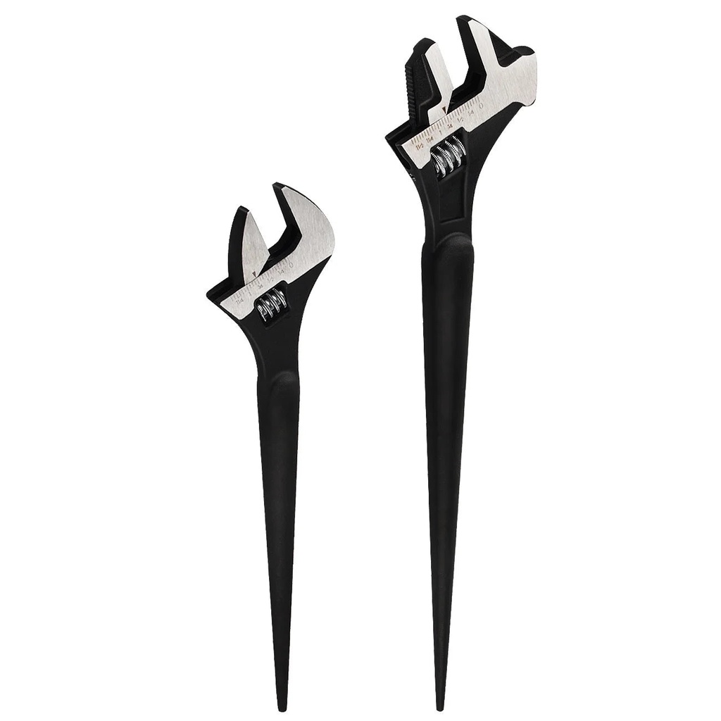 MAXPOWER Adjustable Spud Wrench Set,Heavy Duty Wide Open 12 Inch and 16 Inch Wrench