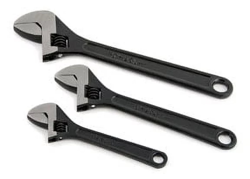Titan Tool 3 Piece Forged Adjustable Wrench Set
