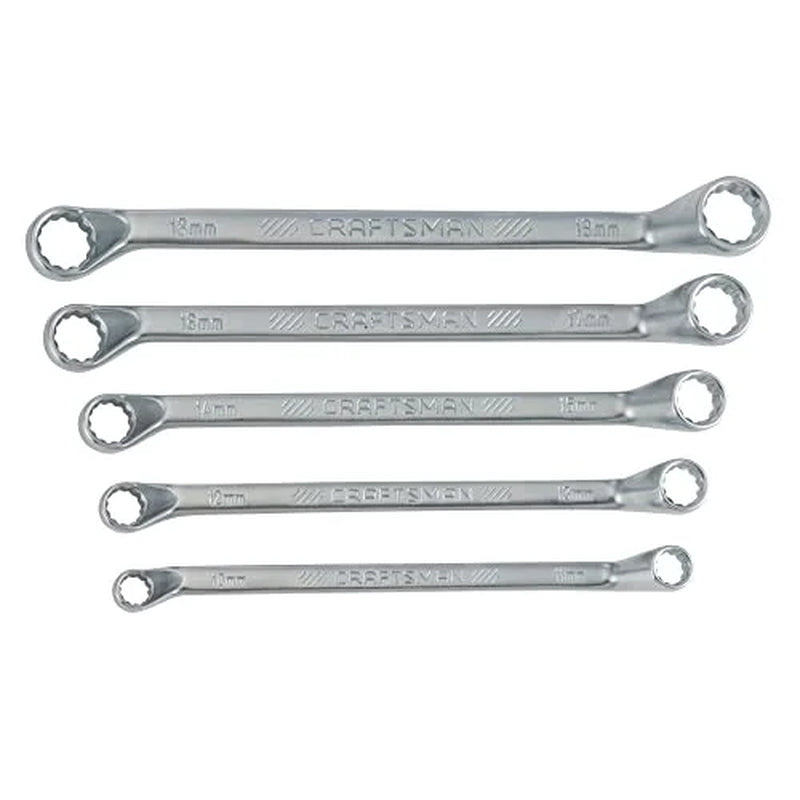 CRAFTSMAN Offset Box End Wrench Set, MM, 5 Piece (CMMT44350)