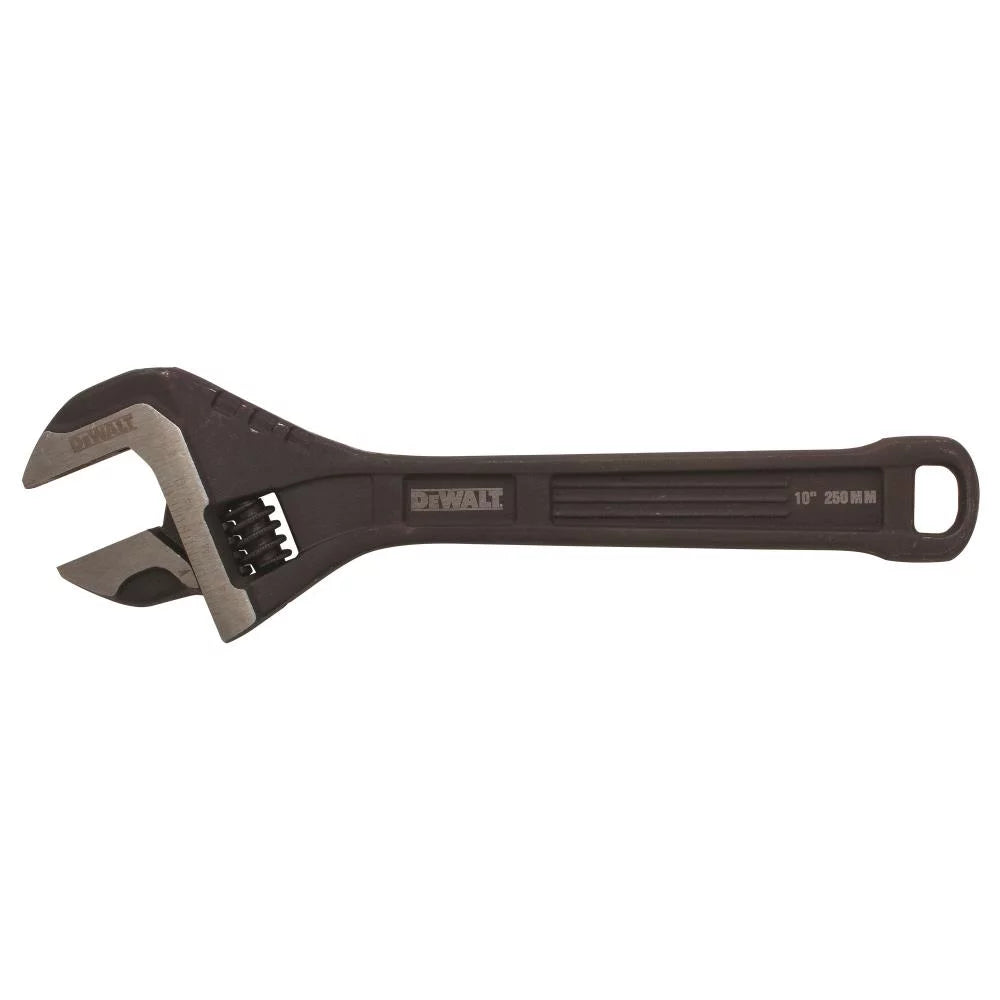 Dewalt All Steel Adjustable Wrench, 10.31" OAL, 1.41" Open, 2/BX (115-DWHT80268)