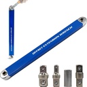 Convenient and Versatile Essential Impact Ready Offset Extension Wrench Kit for Precision Work in Tight Reach Small Spaces - Set with 1/2” 1/4” and 3/8” Square Drive Adapters - Ideal For