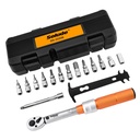 SOLUDE 1/4" Bike Torque Wrench Set,Bicycle Maintenance Kit for Road & Mountain Bikes (2-24Nm)