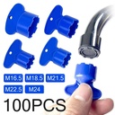 100Pcs Sink Water Faucet Aerator Key Cache Aerator Removal Tool Key Wrench Remover M16.5/M18.5/M21.5/M22.5/M24 Fix Low Flow Faucets