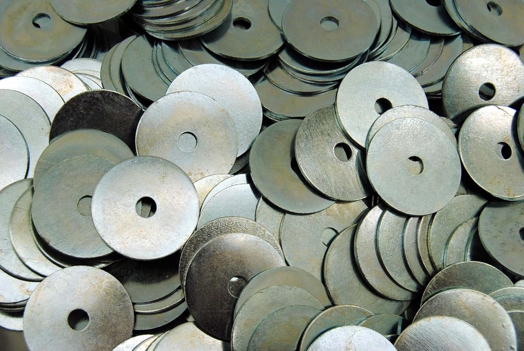 50 Lb Box 1/4" Fender Washers 1/4 X 1-1/2 Zinc Plated Approx. 1,650 Pcs BULK