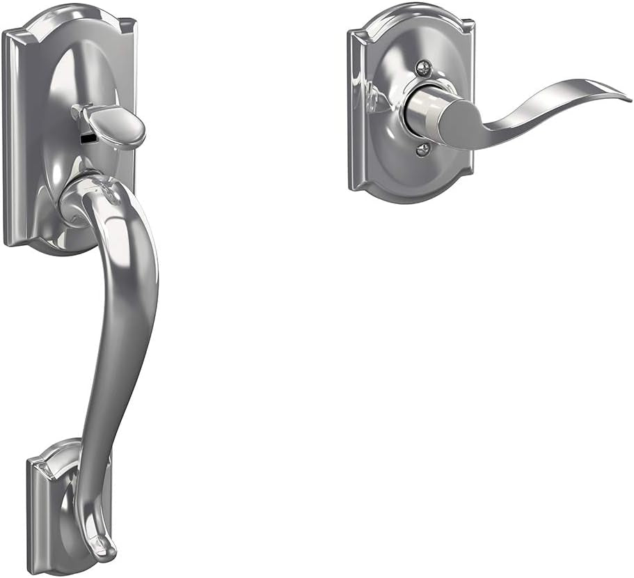 Schlage Lock Company FE285 625 Acc CAM LH Lower Half Handleset, Bright Chrome