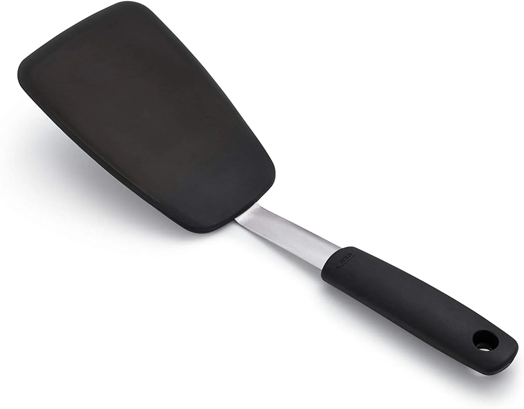 OXO Good Grips Large Silicone Flexible Turner, Stainless Steel