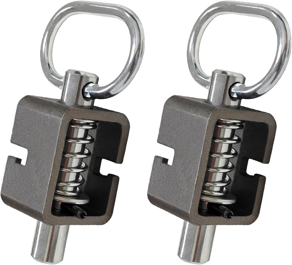 Spring Latch Lock, Weld on Spring Latch Assembly, Trailer Gate Latch, Pack of 2 (Universal)