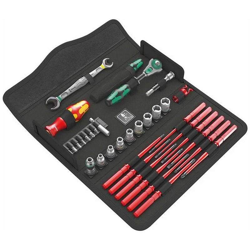 Wera 05135870001 35 Piece Insulated Kraftform Kompakt W 2 Maintenance Tool Set
