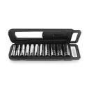 HART 11-Piece 1/2" Drive Deep SAE Socket Set, with Storage Case, Chrome Finish