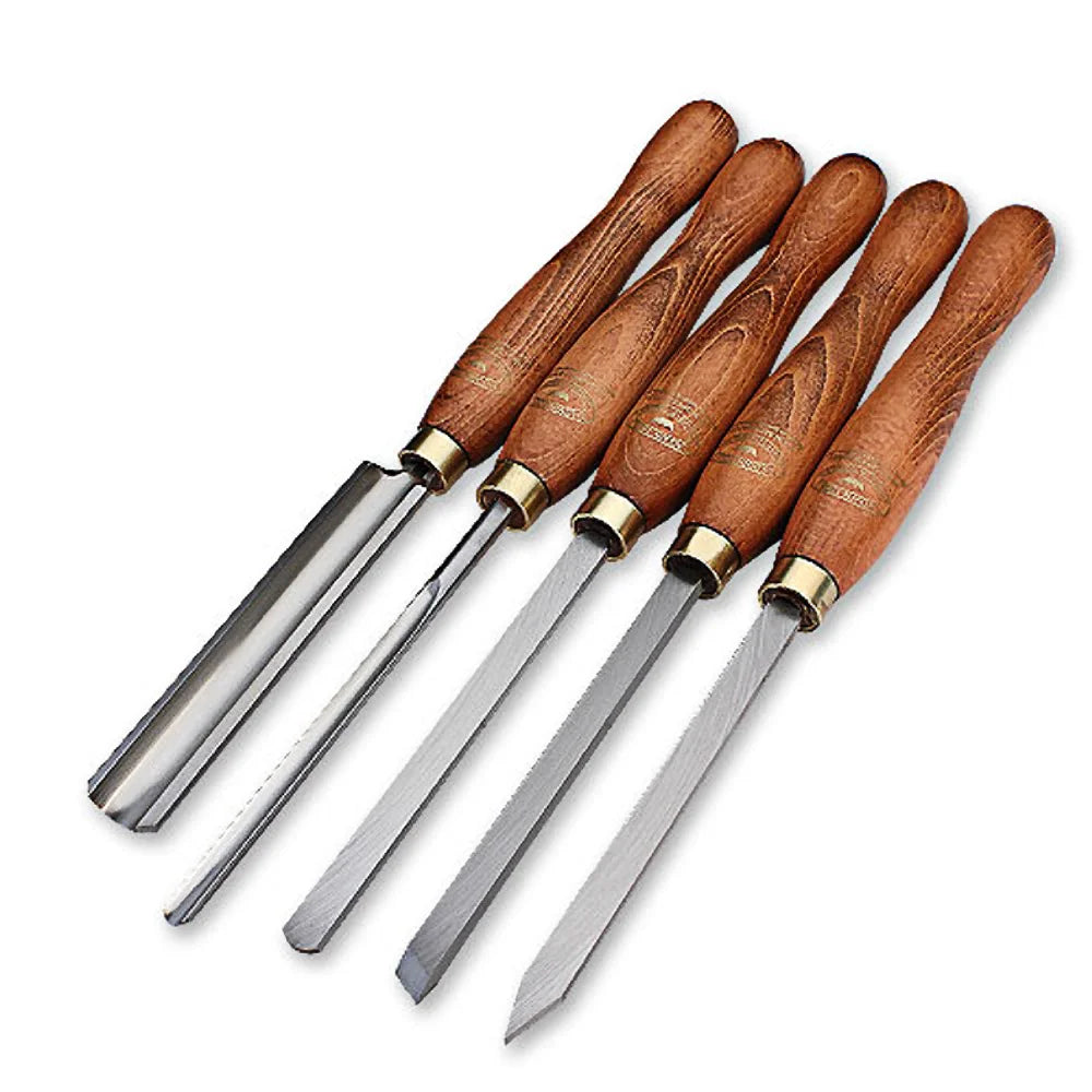 Crown 280 5 Piece HSS Wood Turning Tool Set