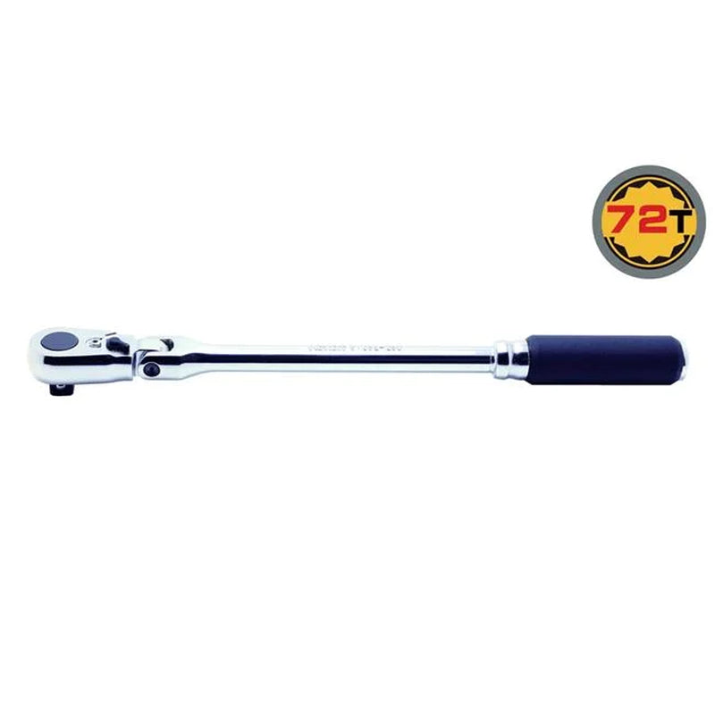 Ko-Ken USA 0.375 In. Z-Series Square Drive Flexible Ratchet with Reversible & 72 Tooth - 280 Mm Length
