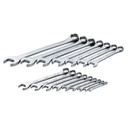 WRENCH SET COMBINATION 16 PC SAE HI POLISH