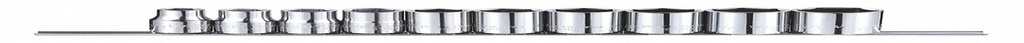 Westward Skt St, Chrm, 3/8-1 1/2 In, 6Pt 53PN57