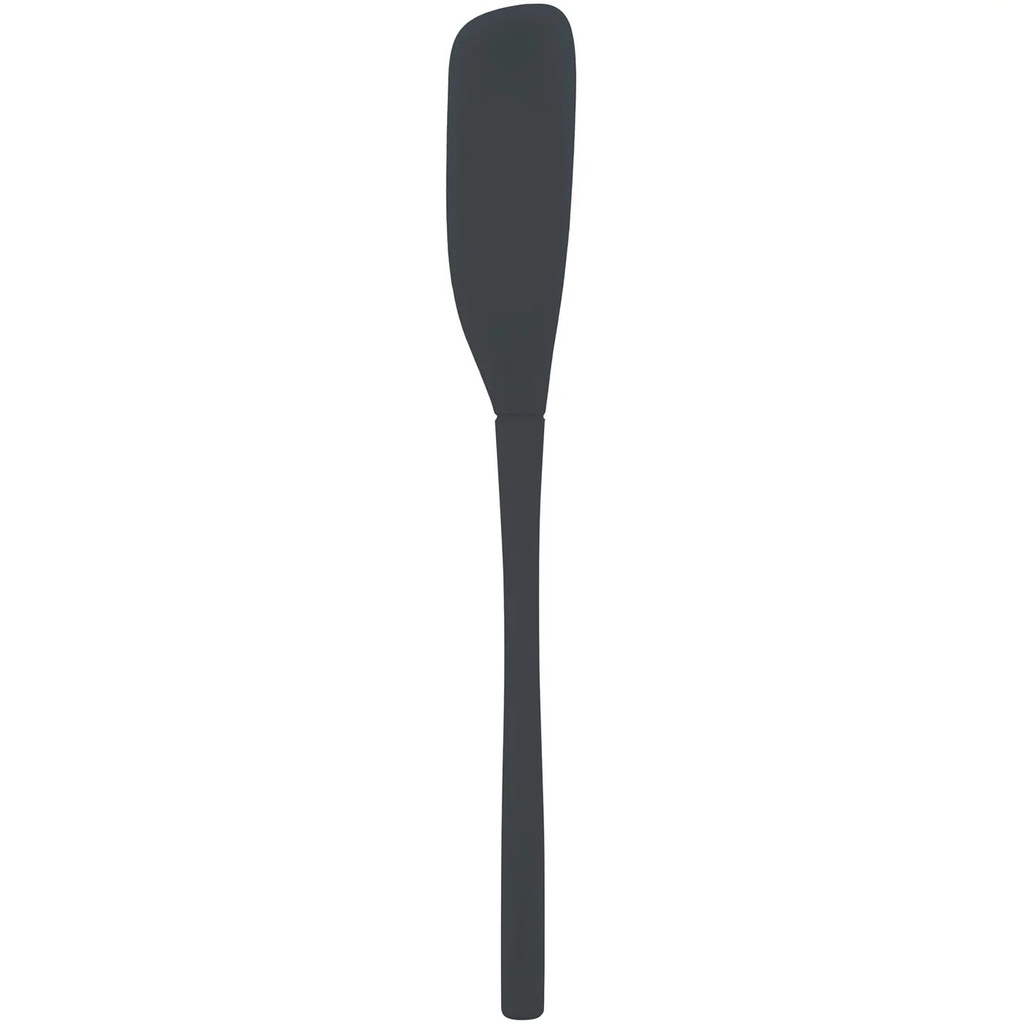 Tovolo Flex-Core All Silicone Jar Scraper Slim Spatula, Charcoal