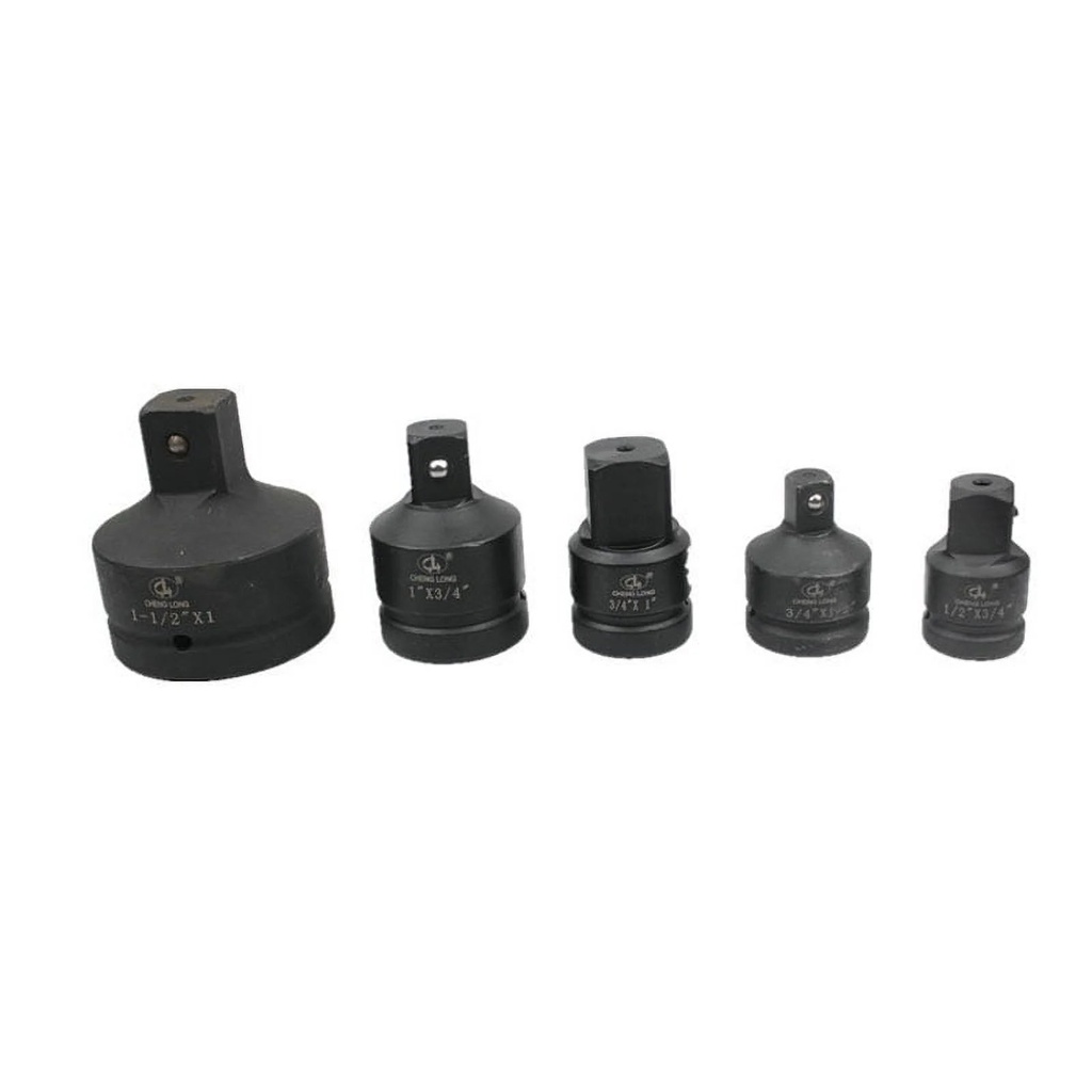 SENRISE Impact Socket Reducer Adapter CR-MO Replacement Accessories 1-1/2" to 1" Phosphating Black