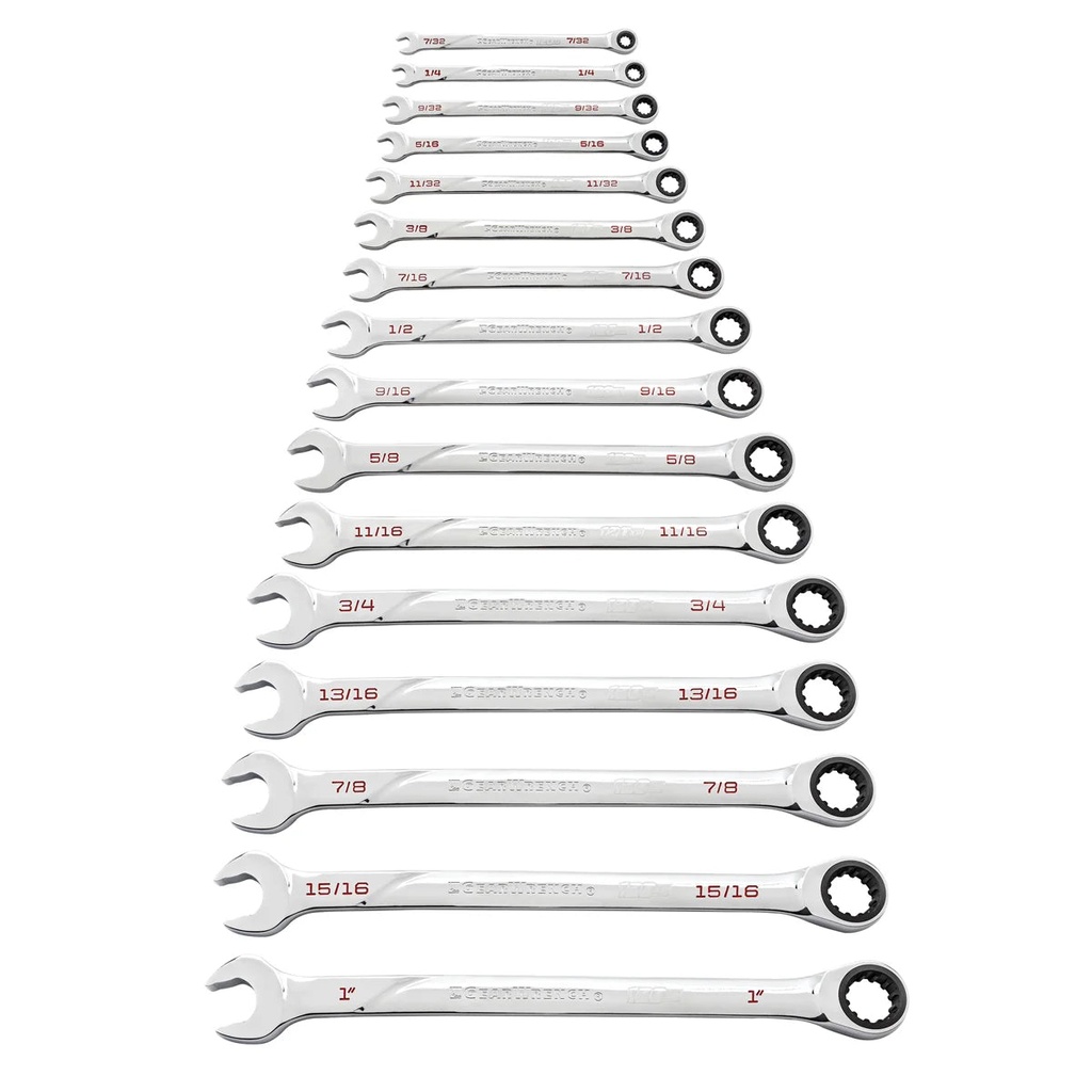 Gearwrench 86451 16 Piece 120XP Universal Spline SAE XL Set