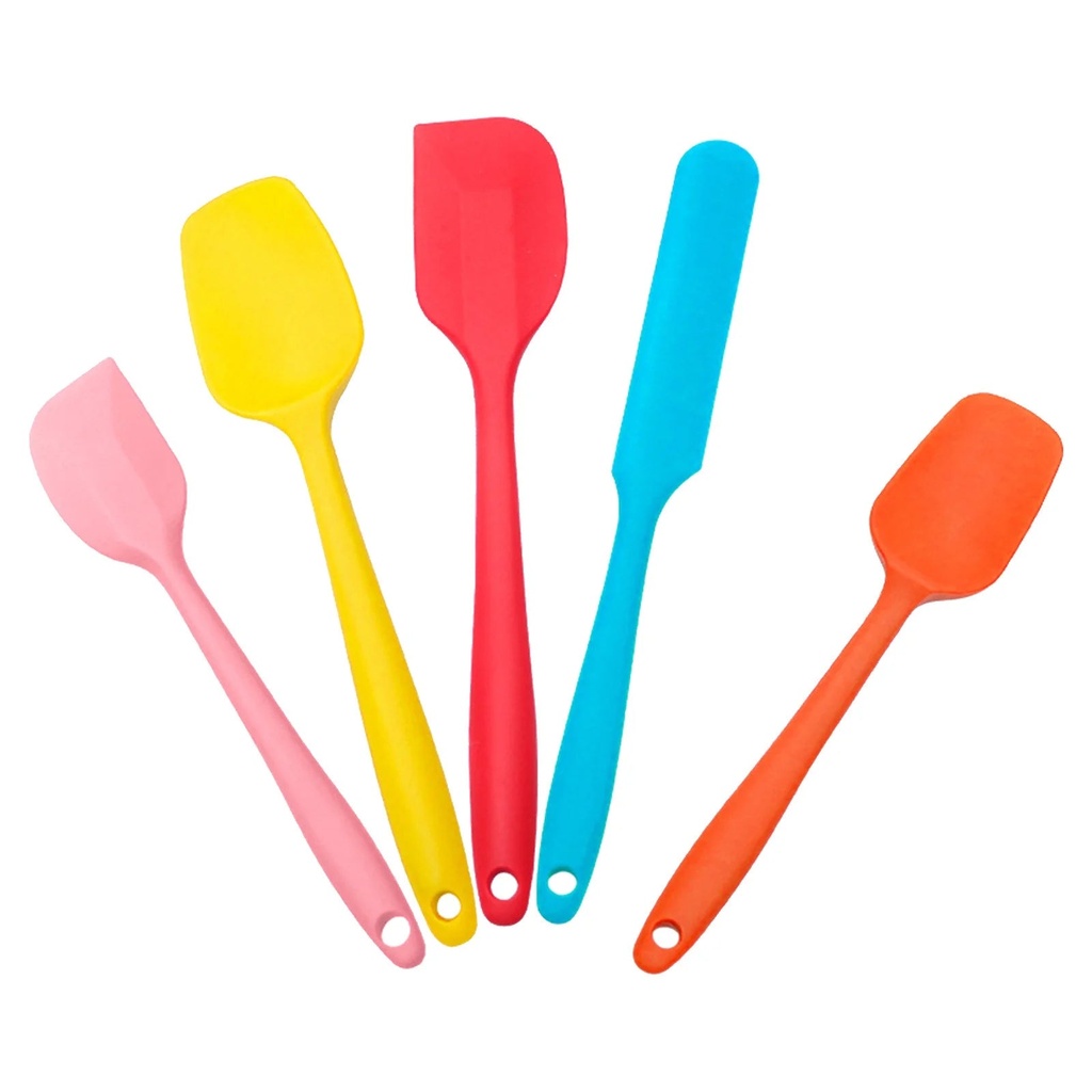Black and Friday Deals Clearance 5 Piece Silicone Spatula Set Kitchen Silicone Spatula Utensil Set