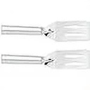 RADA Cooking Spatula - Stainless Steel Spatula with Brushed Aluminum Handle, Pack of 2