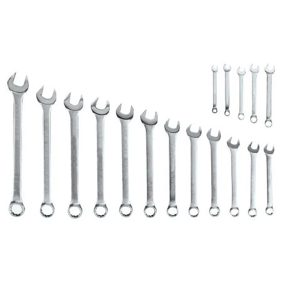 17 Piece Combination Wrench Sets, 12 Points, Inch