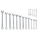 17 Piece Combination Wrench Sets, 12 Points, Inch