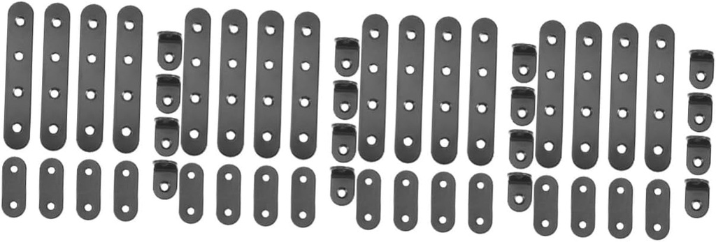 96 Pcs Angle Code Bracket L Brackets for Wood 90 Degree Bracket Flat Brackets for Wood L Brackets Small Corner Bracket Small Shelf Bracket Straight Bracket Angle Brackets