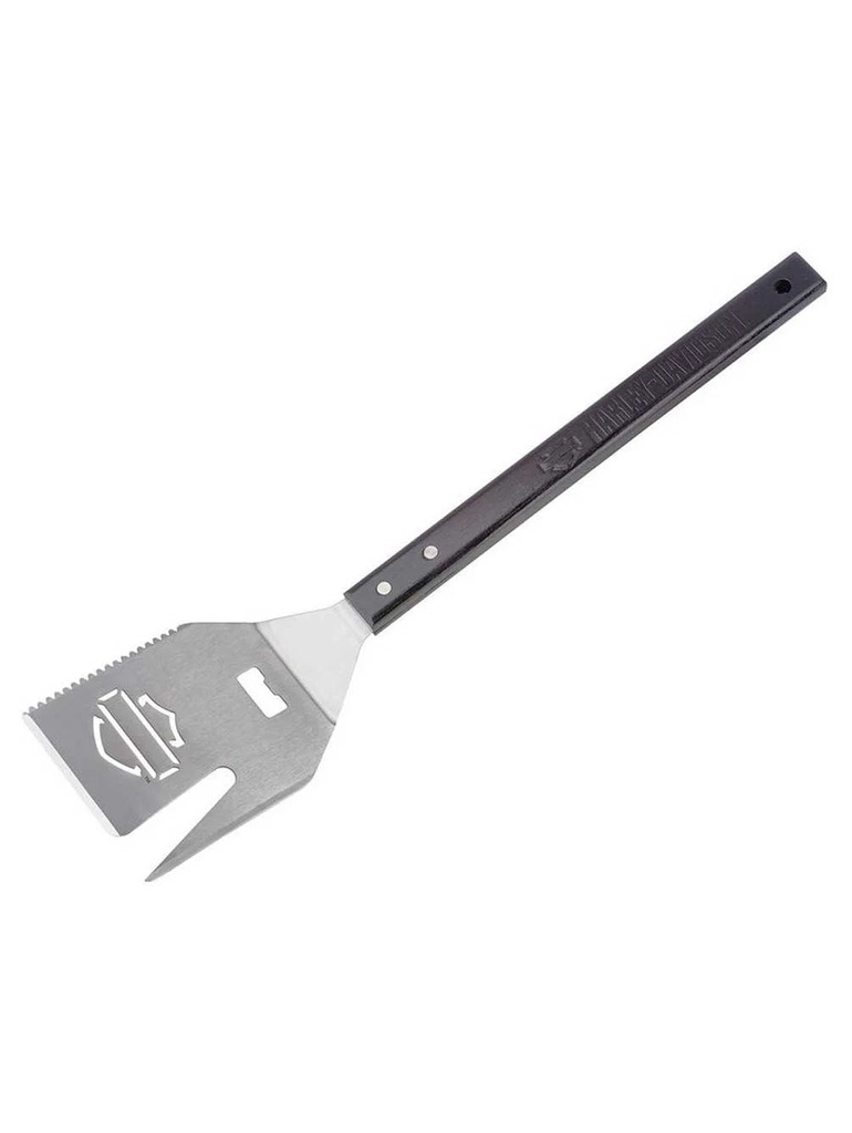 Harley-Davidson Debossed Open Bar & Shield Custom Tooled Grill Spatula, Harley Davidson