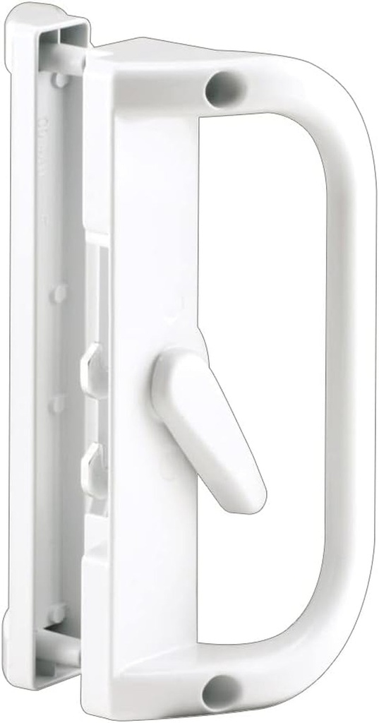 Prime-Line C 1221, Diecast, White Sliding Door Handle, Single Pack