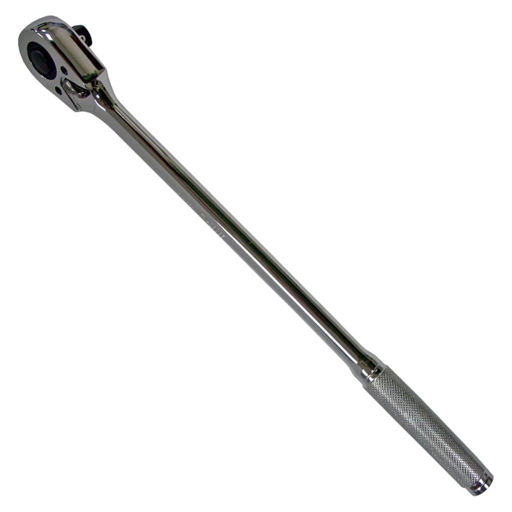 K-Tool 23095 1/2 Drive Professional Series Chrome Ratchet W/ 15" Handle
