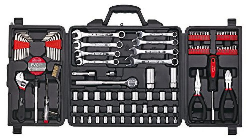 Apollo Tools DT0006 Mechanics Tool Kit, 101-Piece