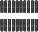 20 Pack Weldable Barrel Hinges, 2-3/8" Long - 9/16" Diameter, Steel Weld on Bullet Door Hinges for Swing Door, Trailer Ramp Gate, Detachable Hinges, 3/8" Dia Pin, Load 110Lb