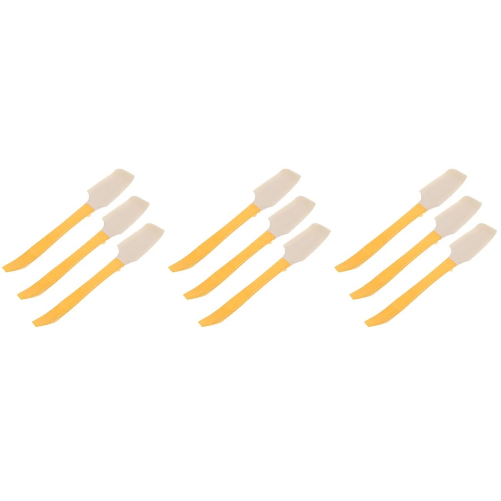 24 Pcs Butter Soft Rubber Spatula Bowl Scraper Kitchen Spatulas Silicone Mixing Spatula Mini Spatula