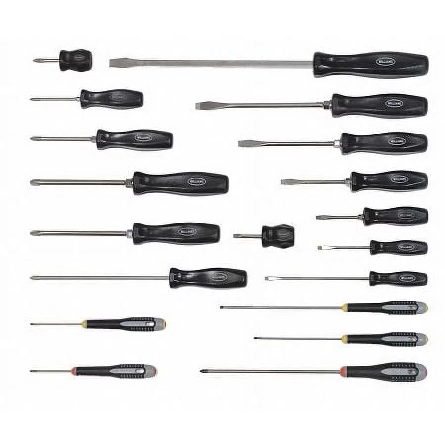 Williams JHW100P-19MD 19 Piece Endurogrip and Supertorque Premium Mixed Screwdriver Set 19 Piece Mixed