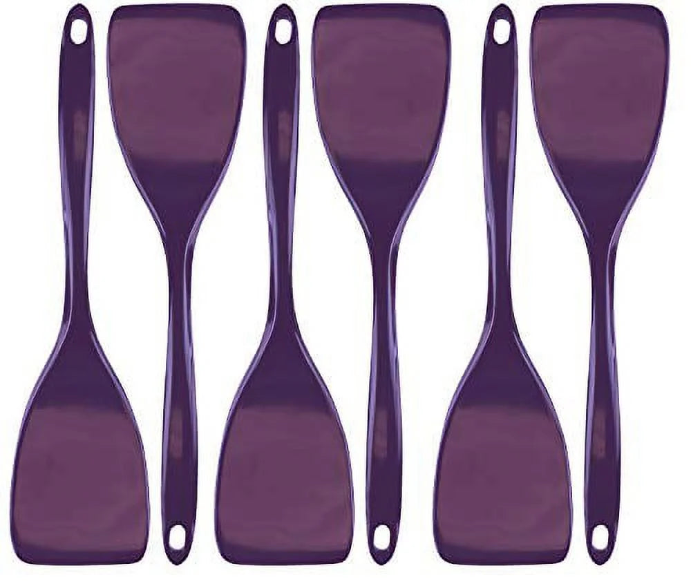 6Pc Set of 100% Organic Melamine Kitchen Spatulas