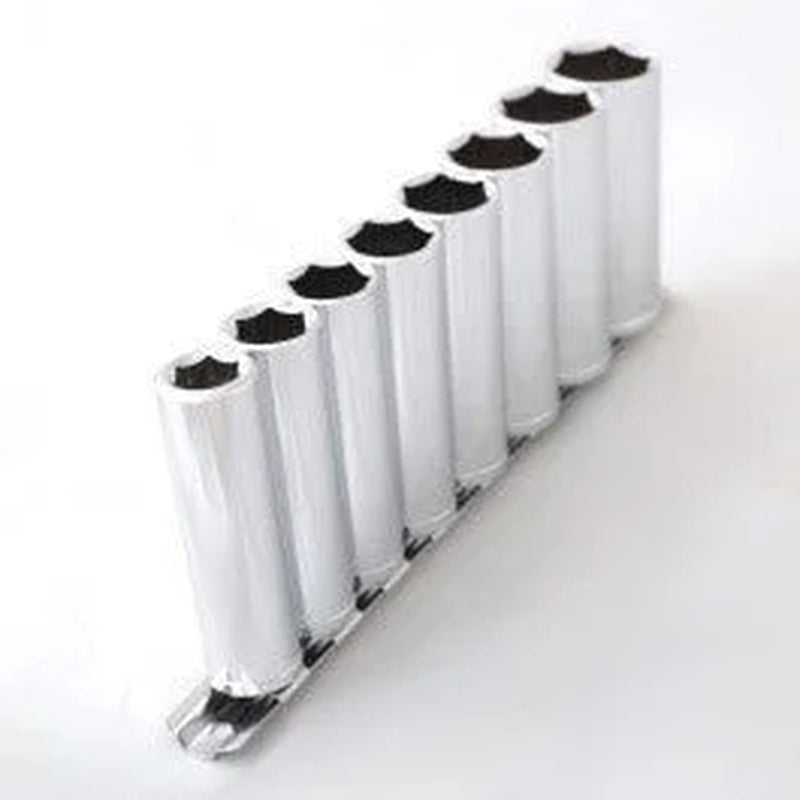 3/8" Drive Metric Size Deep Well Socket Tool Set Deepwell