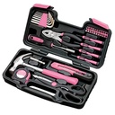 Apollo Tools Original 39 Piece General Household Tool Set in Toolbox Storage For
