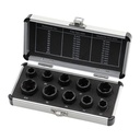 10 Pieces Impact Nut Extractor Damaged Bolt Removal Tool , Fits Heads 9Mm 10Mm 11Mm 12Mm 13Mm 14Mm 15Mm 16Mm 17Mm 19Mm Convenient Sturdy Large Box