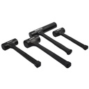 Mountain CHT1246 4Pc Hammer Set, Dead Blow Hammers, Piston Hammers