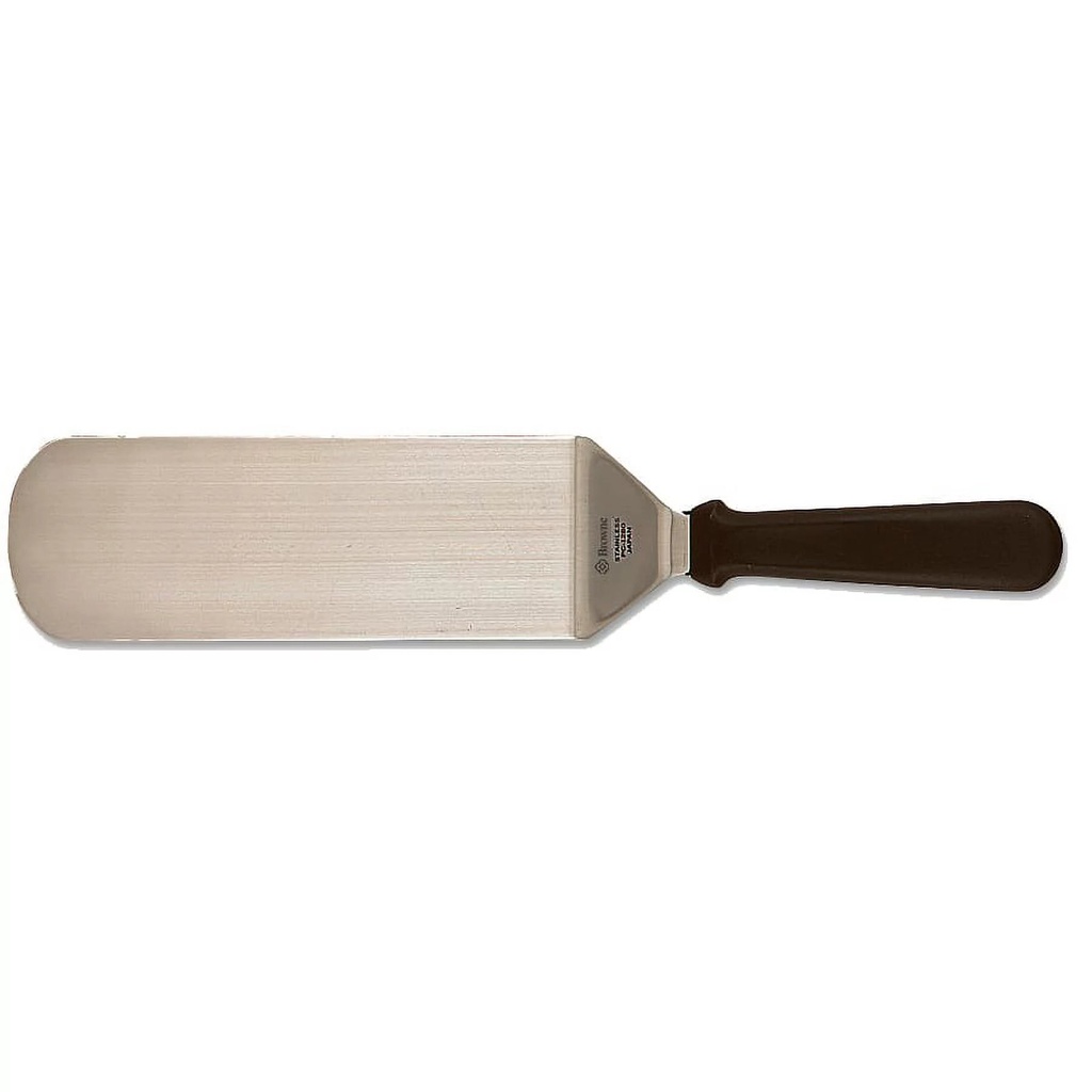 Browne Foodservice 5744314 14.5 Solid Turner with Black Handle"